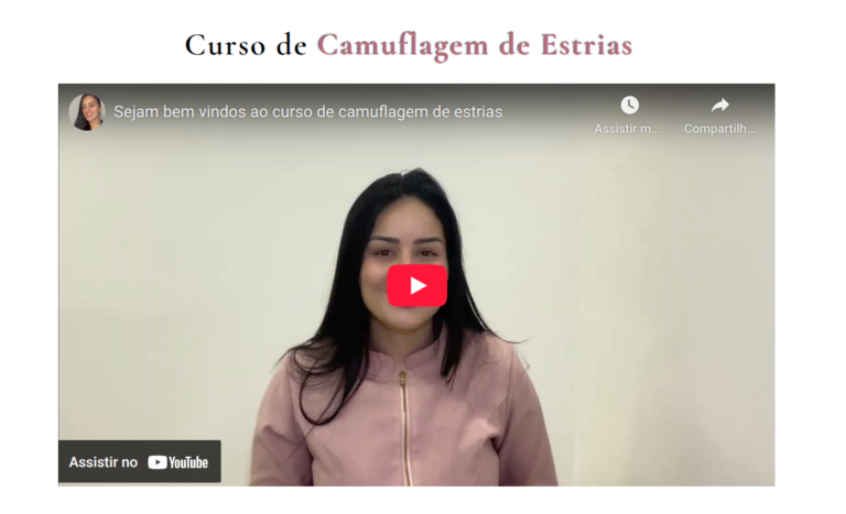 Curso Camuflagem de Estrias vale a pena? É bom? Funciona?